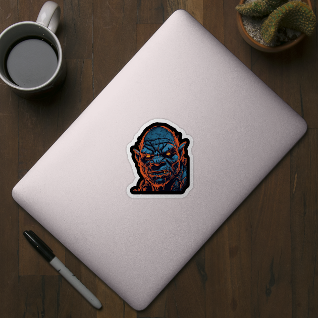 Monster | Video Games | Pop Art | Sci Fi | Comic | Beast Orc WoW by WyldbyDesign